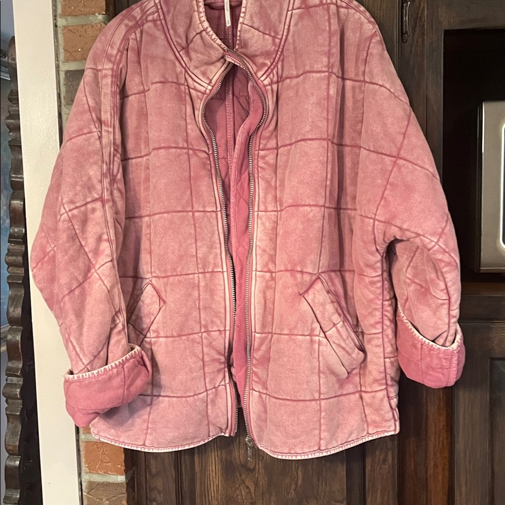 FreePeople Dolman Pink. Quilted Jacket
